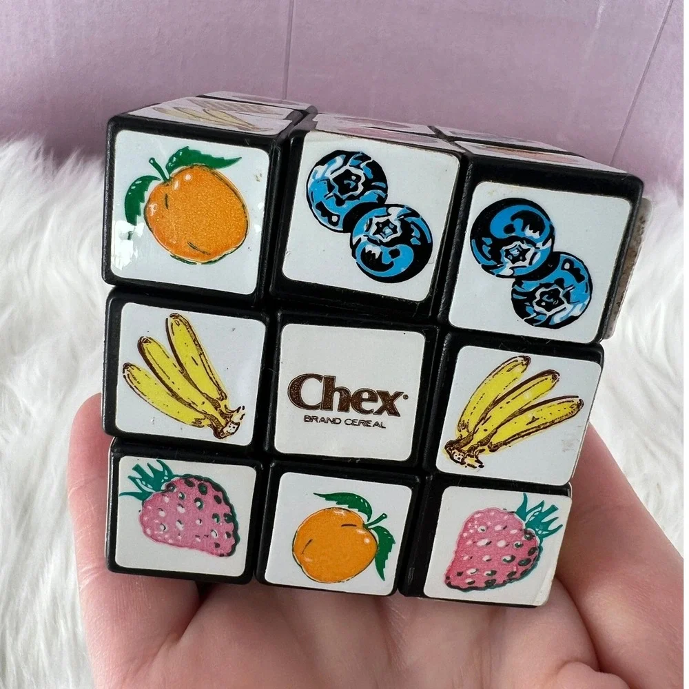 Vintage Ralston 80s 90s Chex Brand‎ Cereal Promotional Cube Rubiks Style Toy
